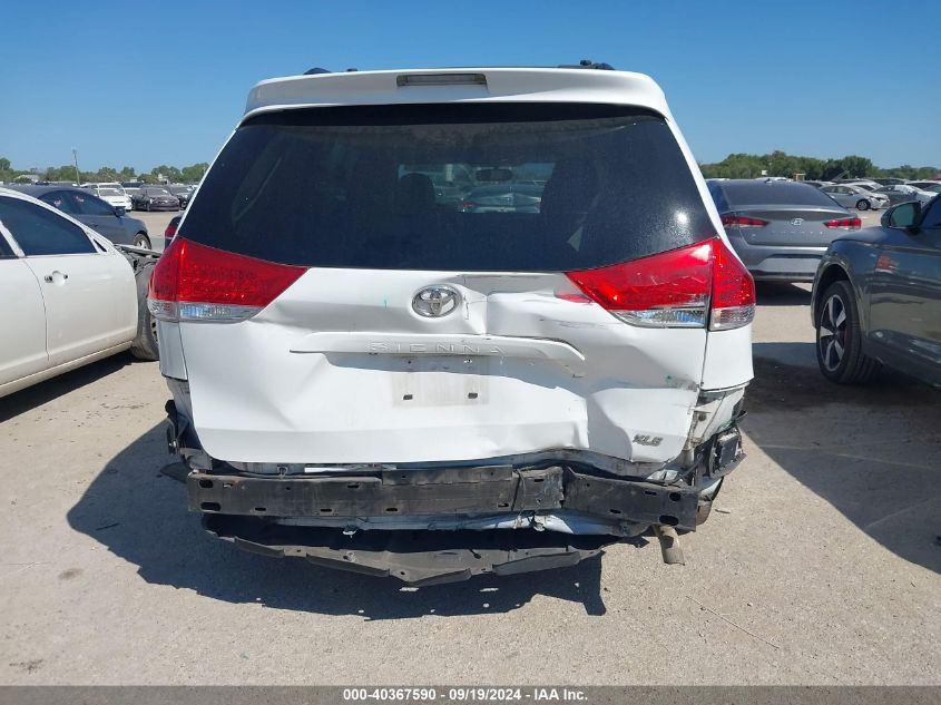 2013 Toyota Sienna Xle V6 8 Passenger VIN: 5TDYK3DC2DS405282 Lot: 40367590