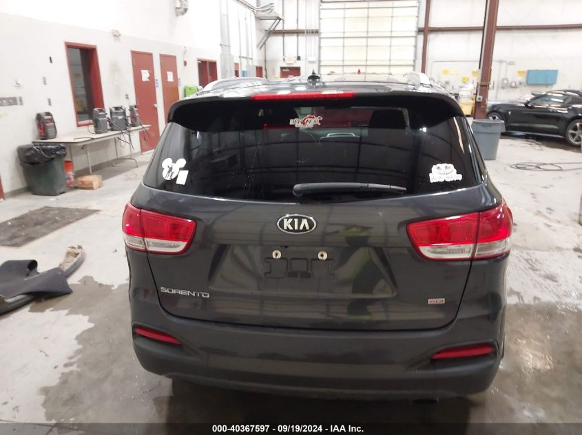 2018 Kia Sorento 2.4L Lx VIN: 5XYPGDA30JG341274 Lot: 40367597