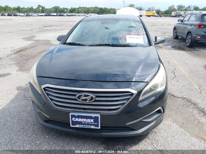 2017 Hyundai Sonata Se VIN: 5NPE24AF3HH466868 Lot: 40367612