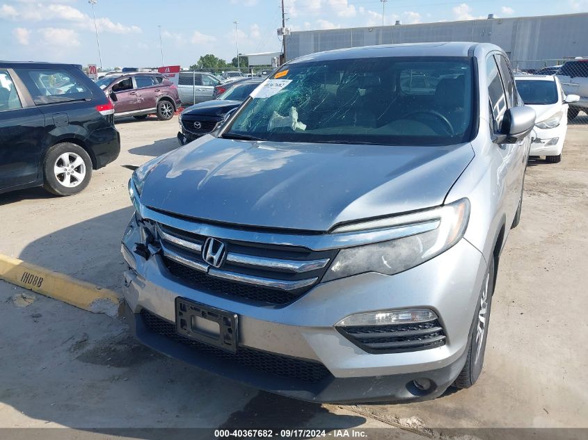 2016 Honda Pilot Ex-L VIN: 5FNYF5H75GB035452 Lot: 40367682