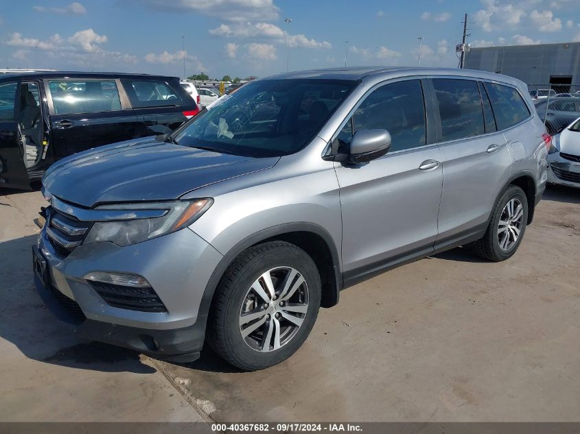 2016 Honda Pilot Ex-L VIN: 5FNYF5H75GB035452 Lot: 40367682