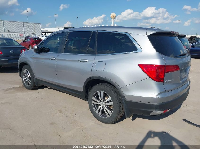 2016 Honda Pilot Ex-L VIN: 5FNYF5H75GB035452 Lot: 40367682