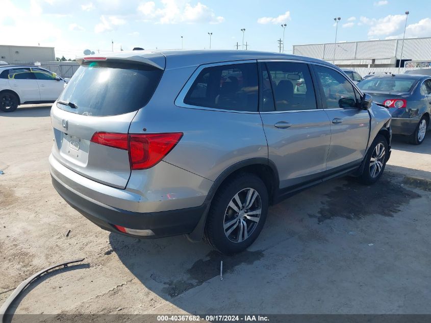 2016 Honda Pilot Ex-L VIN: 5FNYF5H75GB035452 Lot: 40367682