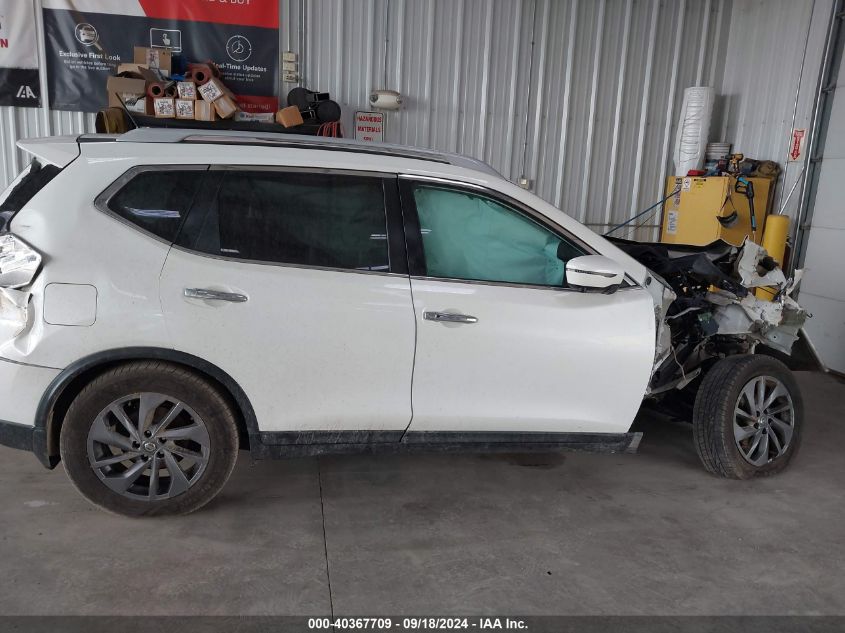 2016 Nissan Rogue Sl VIN: 5N1AT2MV2GC862489 Lot: 40367709