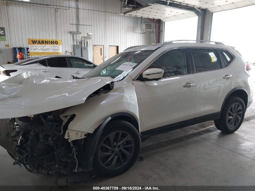 2016 Nissan Rogue Sl VIN: 5N1AT2MV2GC862489 Lot: 40367709