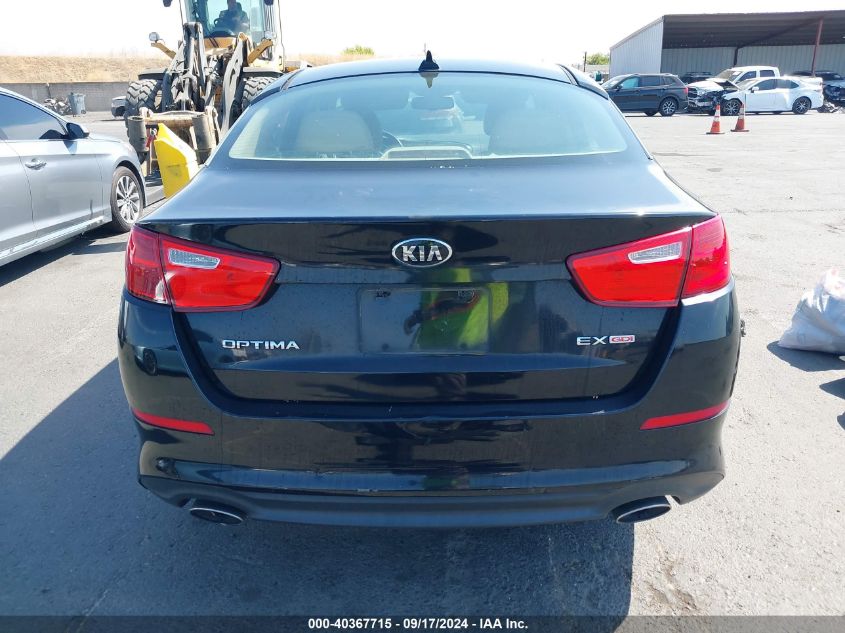 2015 Kia Optima Ex VIN: 5XXGN4A7XFG511192 Lot: 40367715