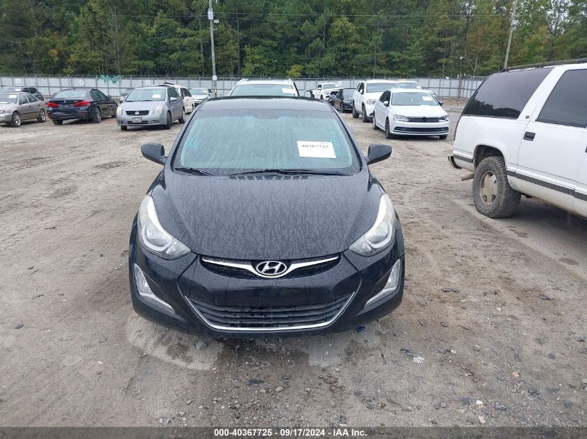 2014 Hyundai Elantra Se VIN: 5NPDH4AE5EH495544 Lot: 40367725