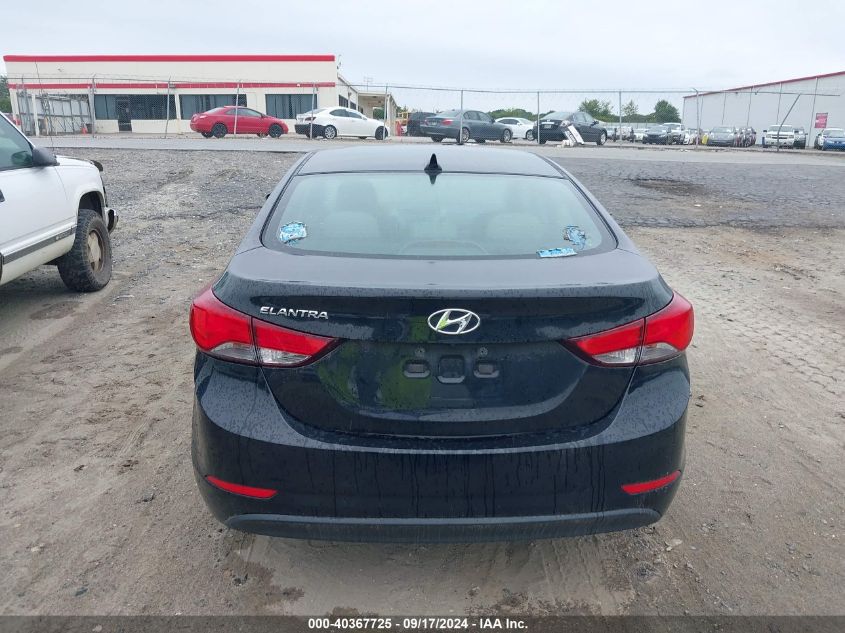 2014 Hyundai Elantra Se VIN: 5NPDH4AE5EH495544 Lot: 40367725