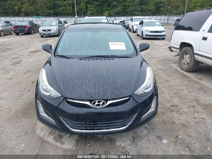 2014 Hyundai Elantra Se VIN: 5NPDH4AE5EH495544 Lot: 40367725