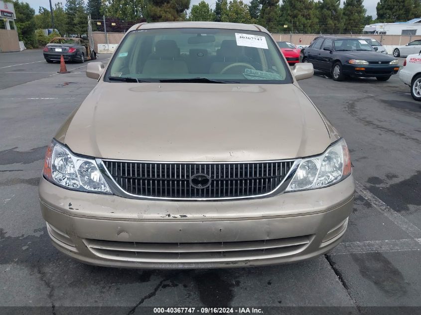 2001 Toyota Avalon Xl VIN: 4T1BF28B51U144092 Lot: 40367747