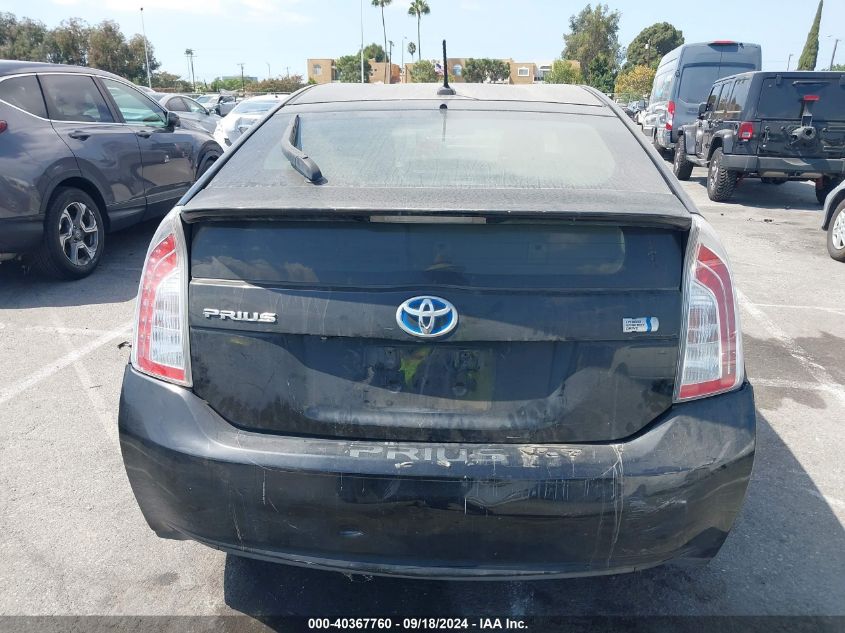 2013 Toyota Prius Three VIN: JTDKN3DU2D5563505 Lot: 40367760