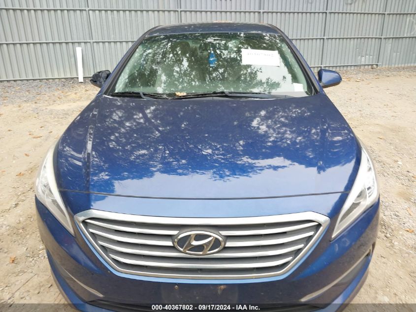 2015 Hyundai Sonata Se VIN: 5NPE24AF6FH226596 Lot: 40367802