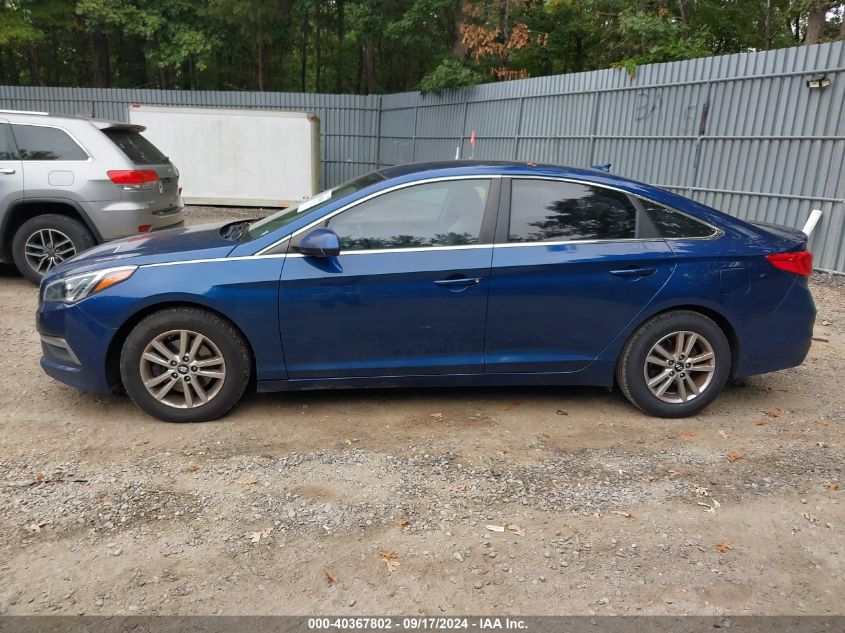 2015 Hyundai Sonata Se VIN: 5NPE24AF6FH226596 Lot: 40367802