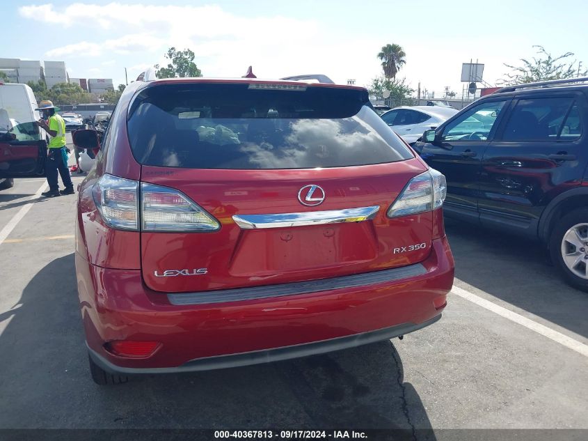 2010 Lexus Rx 350 VIN: JTJZK1BA6A2403819 Lot: 40367813