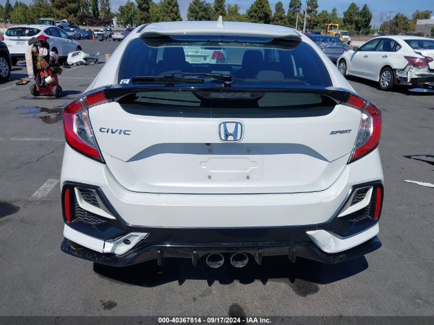 2021 Honda Civic Sport VIN: SHHFK7H46MU426088 Lot: 40367814