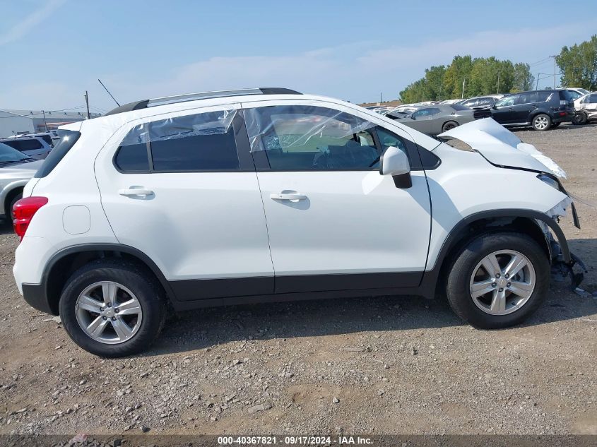 2022 Chevrolet Trax Awd Lt VIN: KL7CJPSM6NB565350 Lot: 40367821