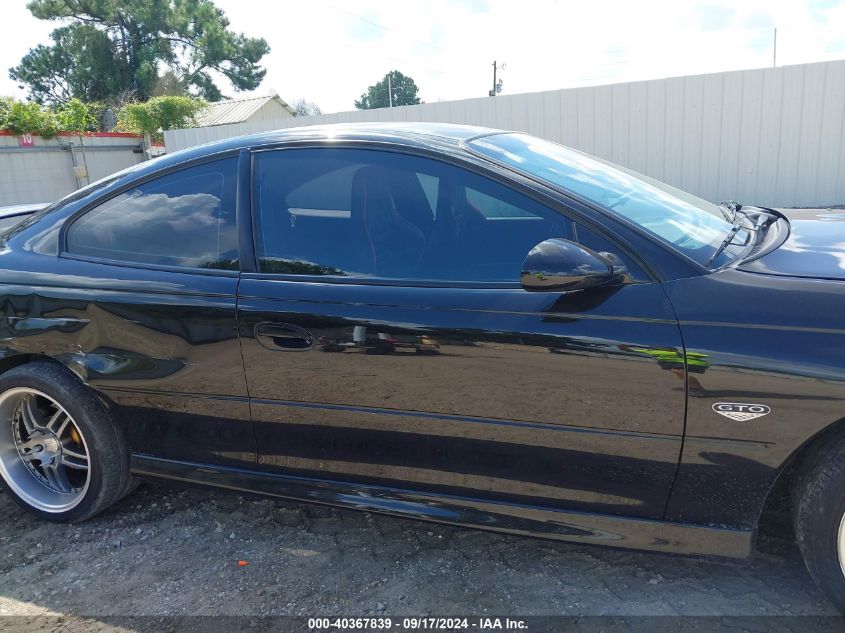 2006 Pontiac Gto VIN: 6G2VX12U06L836591 Lot: 40367839