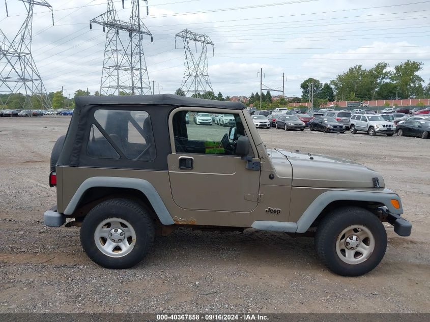 2004 Jeep Wrangler X VIN: 1J4FA39S84P791222 Lot: 40367858