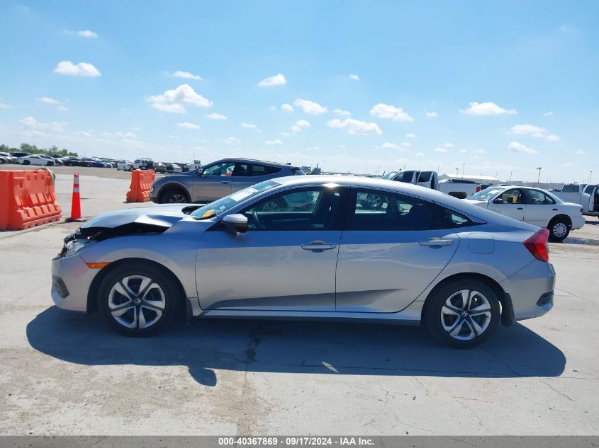 2018 Honda Civic Lx VIN: 19XFC2F55JE029020 Lot: 40367869