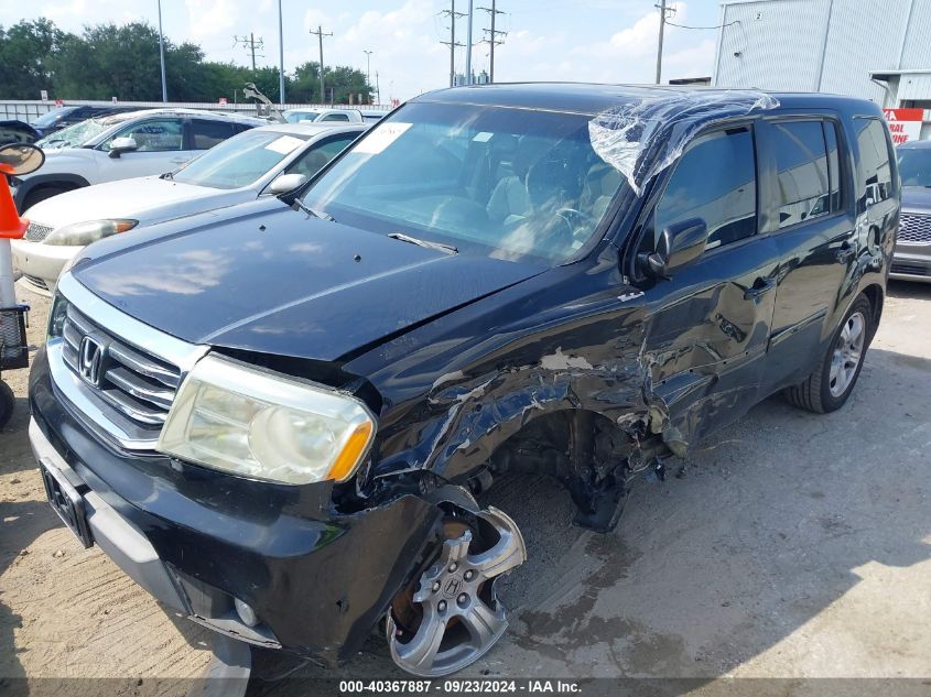 2013 Honda Pilot Ex-L VIN: 5FNYF3H57DB044247 Lot: 40367887