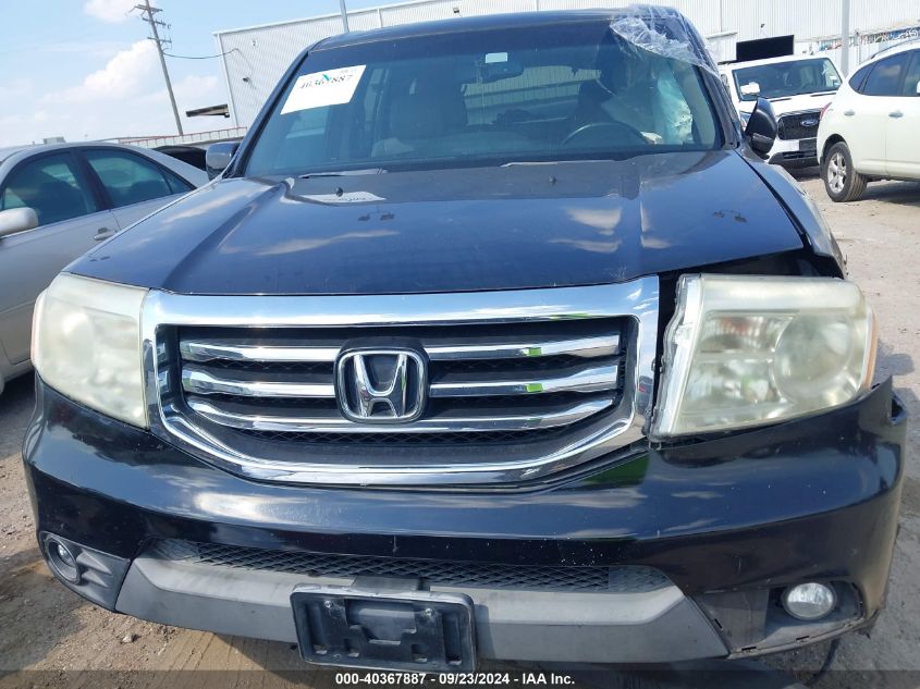 2013 Honda Pilot Ex-L VIN: 5FNYF3H57DB044247 Lot: 40367887