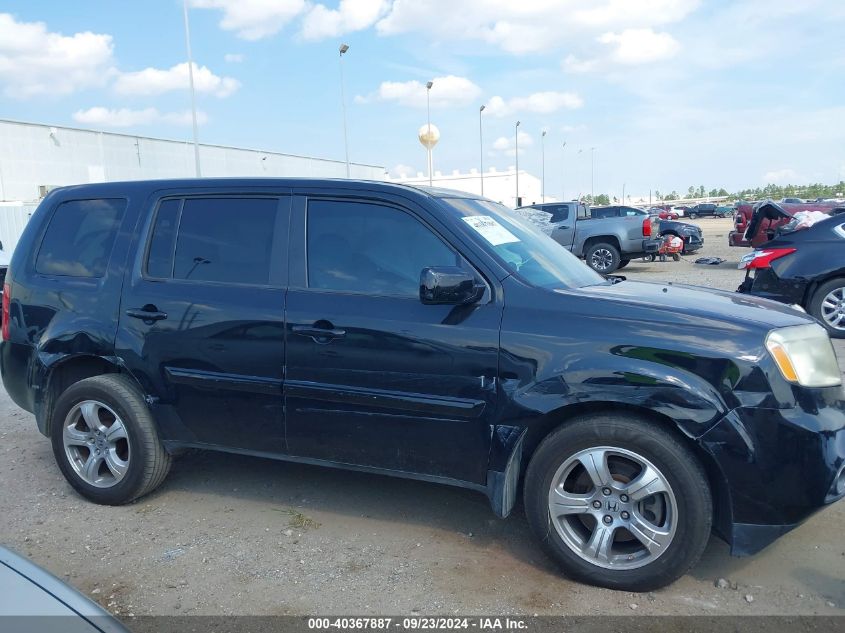 2013 Honda Pilot Ex-L VIN: 5FNYF3H57DB044247 Lot: 40367887