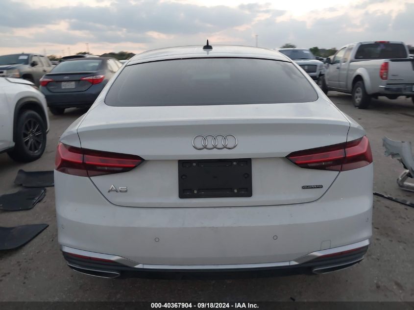 2023 Audi A5 Sportback Premium Plus 45 Tfsi S Line Quattro S Tronic VIN: WAUFACF57PA043683 Lot: 40367904