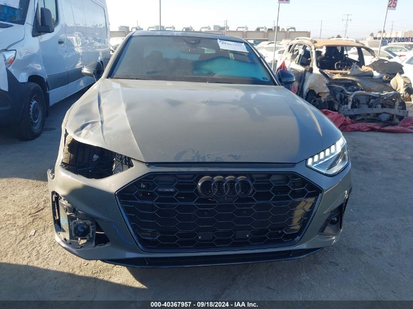 2023 Audi A4 Premium Plus 45 Tfsi S Line Quattro S Tronic VIN: WAUEAAF44PA059606 Lot: 40367957