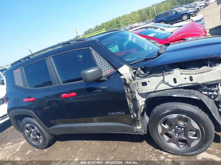 2018 Jeep Renegade Sport Fwd VIN: ZACCJAAB7JPH76525 Lot: 40367983