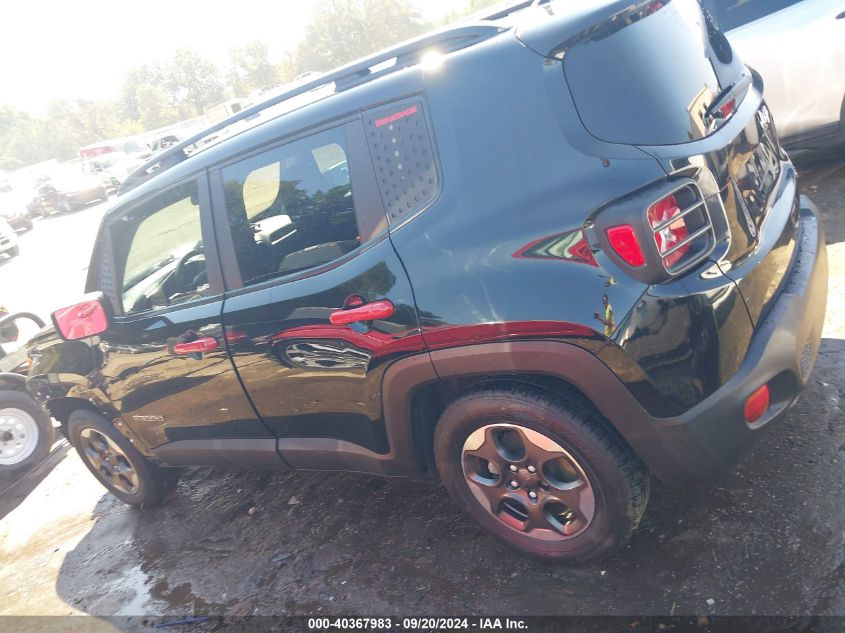 2018 Jeep Renegade Sport Fwd VIN: ZACCJAAB7JPH76525 Lot: 40367983