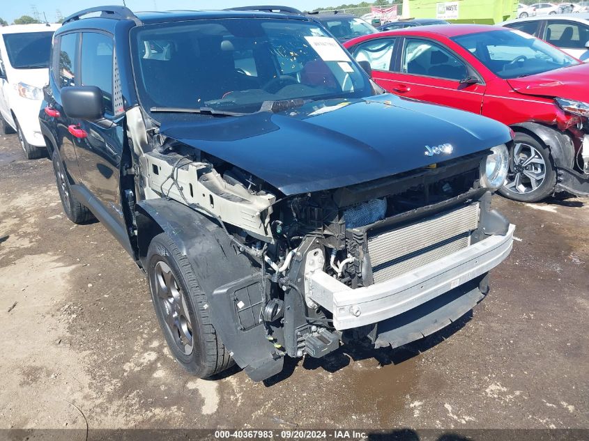 2018 Jeep Renegade Sport Fwd VIN: ZACCJAAB7JPH76525 Lot: 40367983