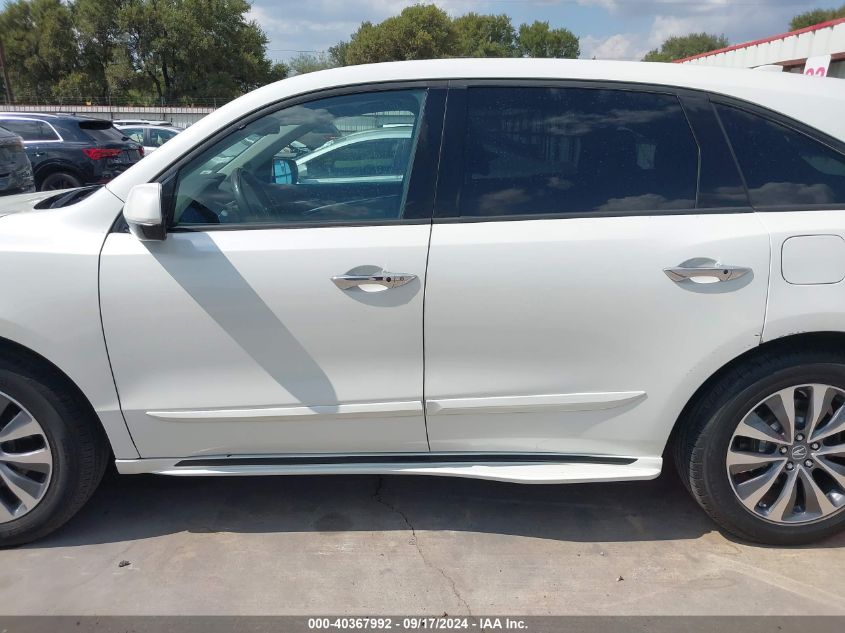 2015 Acura Mdx Technology Package VIN: 5FRYD4H46FB023183 Lot: 40367992