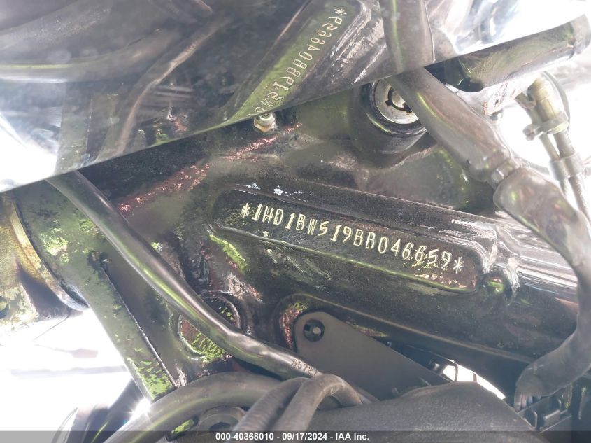 2011 Harley-Davidson Flstc VIN: 1HD1BW519BB046659 Lot: 40368010