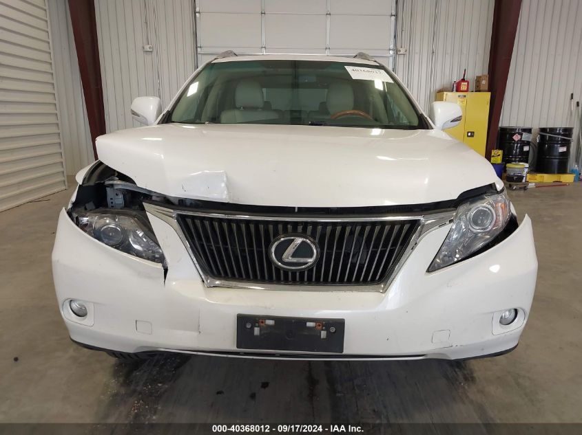 2010 Lexus Rx 350 VIN: 2T2BK1BA9AC020135 Lot: 40368012