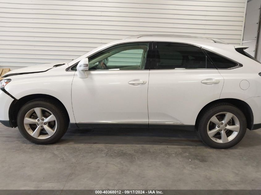 2010 Lexus Rx 350 VIN: 2T2BK1BA9AC020135 Lot: 40368012