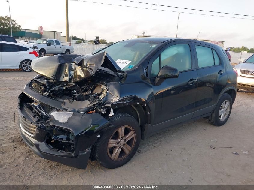 3GNCJNSB3KL344408 2019 CHEVROLET TRAX - Image 2