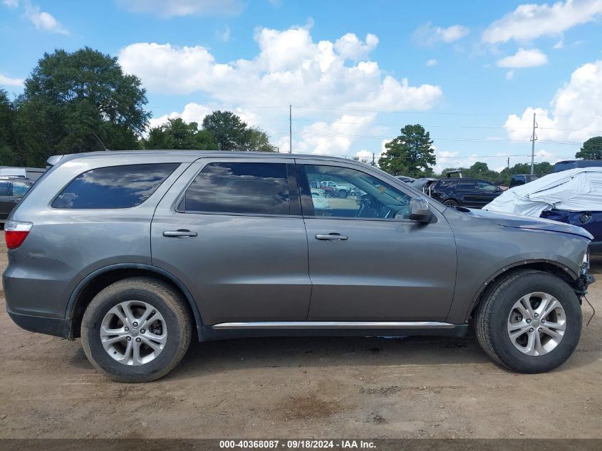 2012 Dodge Durango Sxt VIN: 1C4RDHAG2CC301197 Lot: 40368087