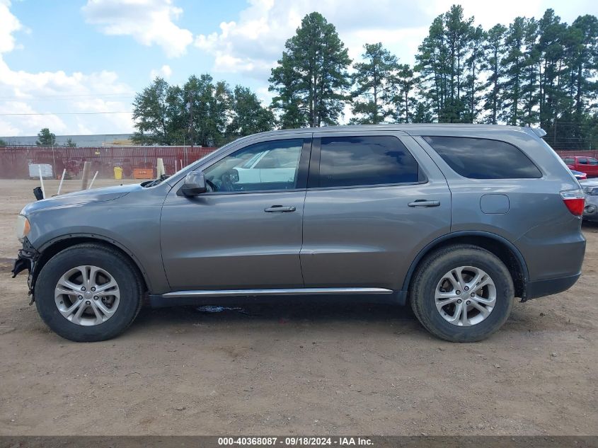 2012 Dodge Durango Sxt VIN: 1C4RDHAG2CC301197 Lot: 40368087