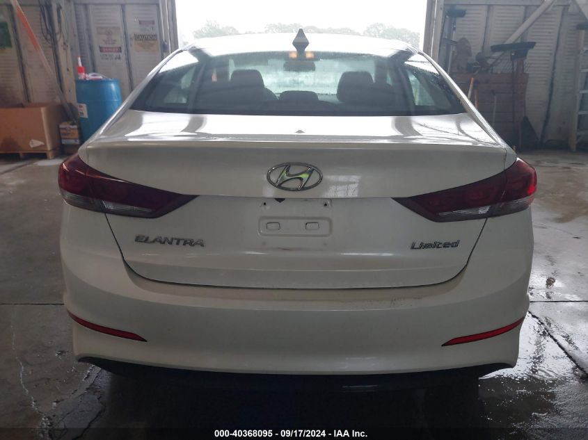 2018 Hyundai Elantra Limited VIN: 5NPD84LF6JH378586 Lot: 40368095