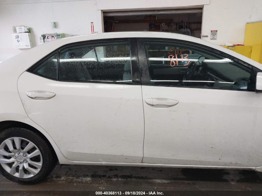 2016 TOYOTA COROLLA LE - 2T1BURHE0GC722084