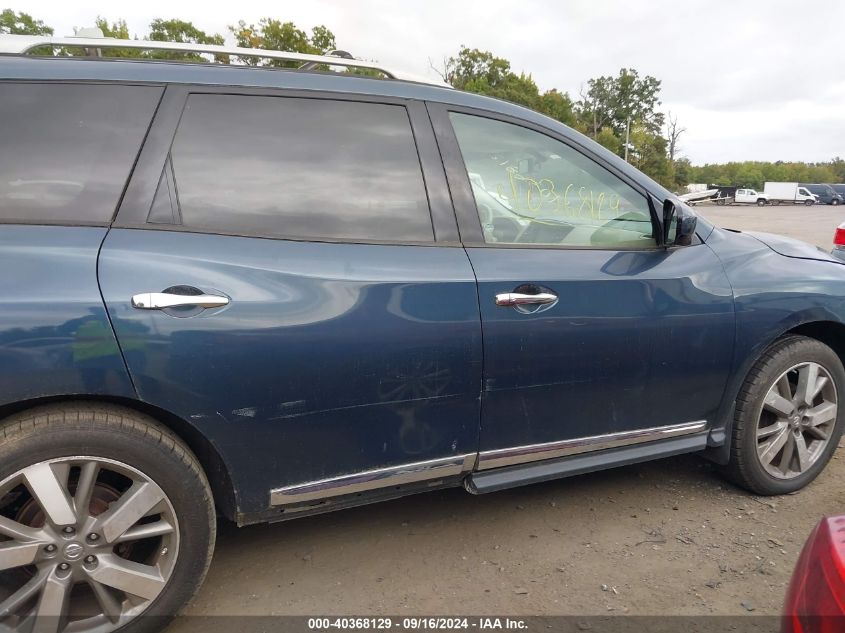 2014 Nissan Pathfinder Platinum VIN: 5N1AR2MM9EC662499 Lot: 40368129