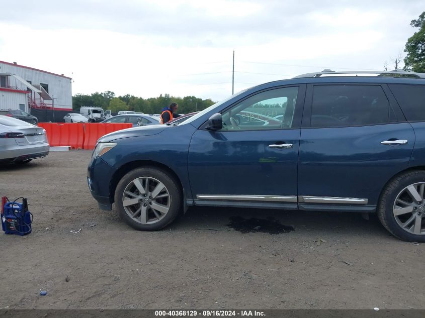 2014 Nissan Pathfinder Platinum VIN: 5N1AR2MM9EC662499 Lot: 40368129