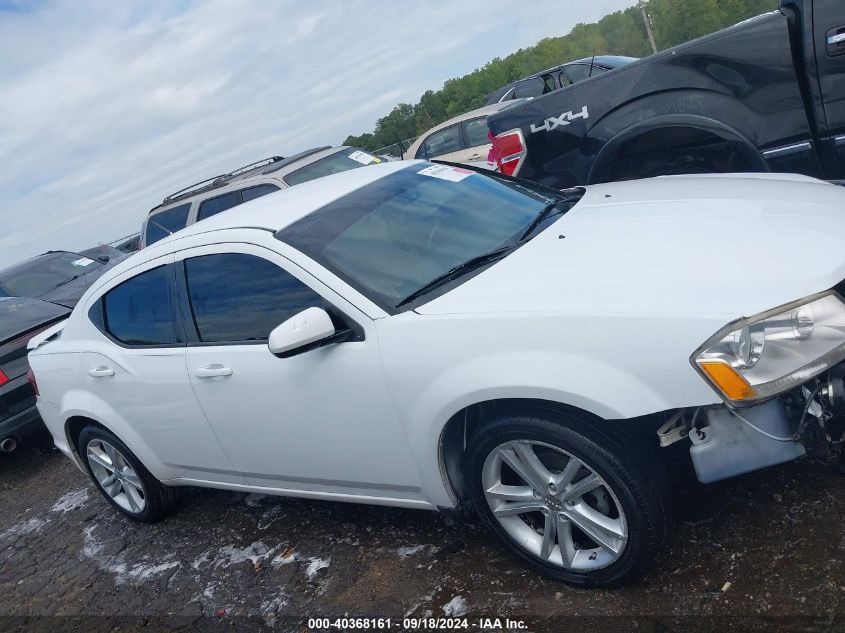 2013 Dodge Avenger Sxt VIN: 1C3CDZCB8DN633992 Lot: 40368161