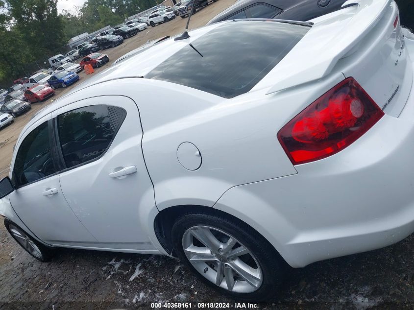 2013 Dodge Avenger Sxt VIN: 1C3CDZCB8DN633992 Lot: 40368161