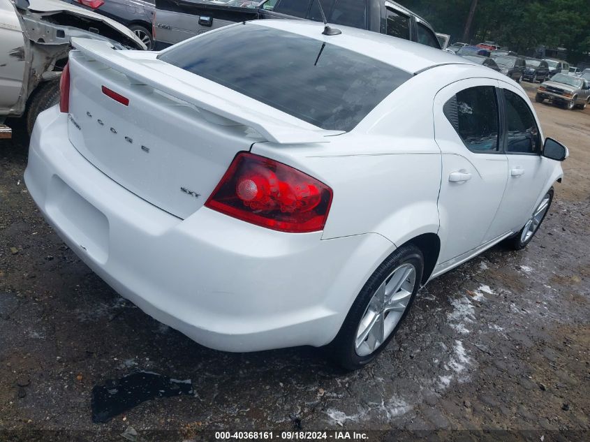 2013 Dodge Avenger Sxt VIN: 1C3CDZCB8DN633992 Lot: 40368161