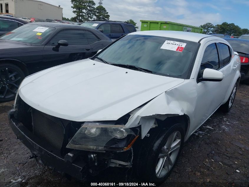 2013 Dodge Avenger Sxt VIN: 1C3CDZCB8DN633992 Lot: 40368161