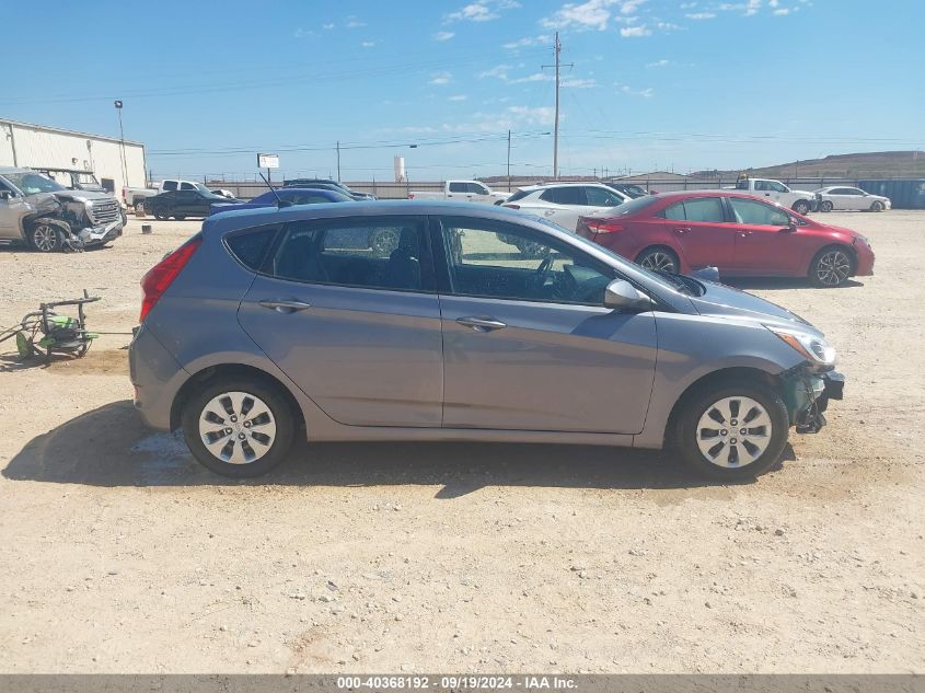 2017 Hyundai Accent Se VIN: KMHCT5AE7HU345215 Lot: 40368192