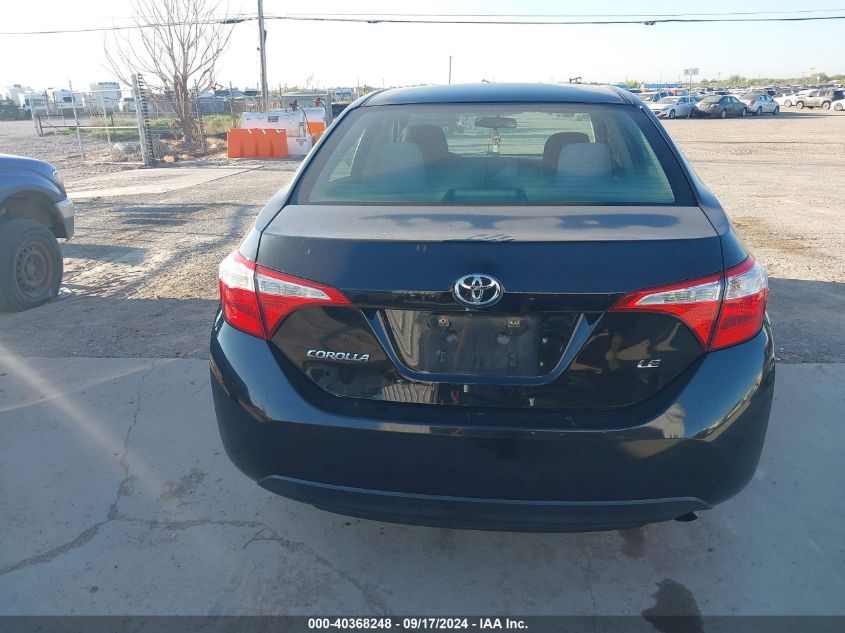 2015 Toyota Corolla Le VIN: 2T1BURHEXFC360859 Lot: 40368248