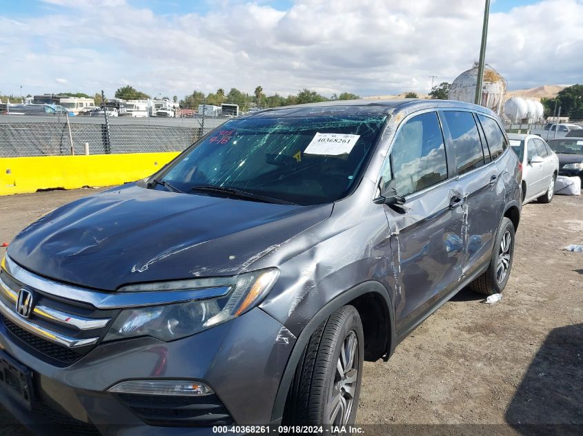 5FNYF5H52HB021556 2017 Honda Pilot Ex-L