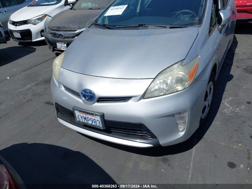 2013 Toyota Prius Three VIN: JTDKN3DU3D0337423 Lot: 40368263